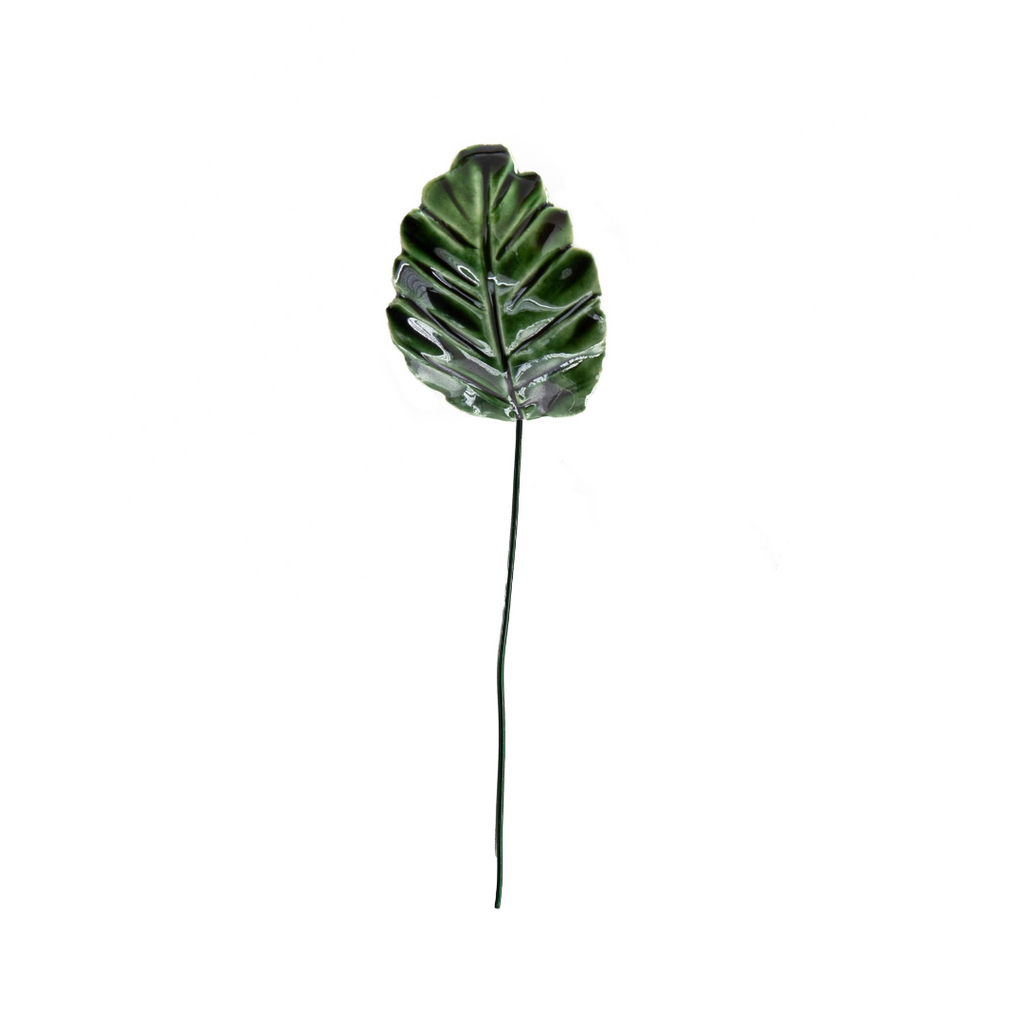 Ceramic Flower Leaf 8cm (3.1in) -2
