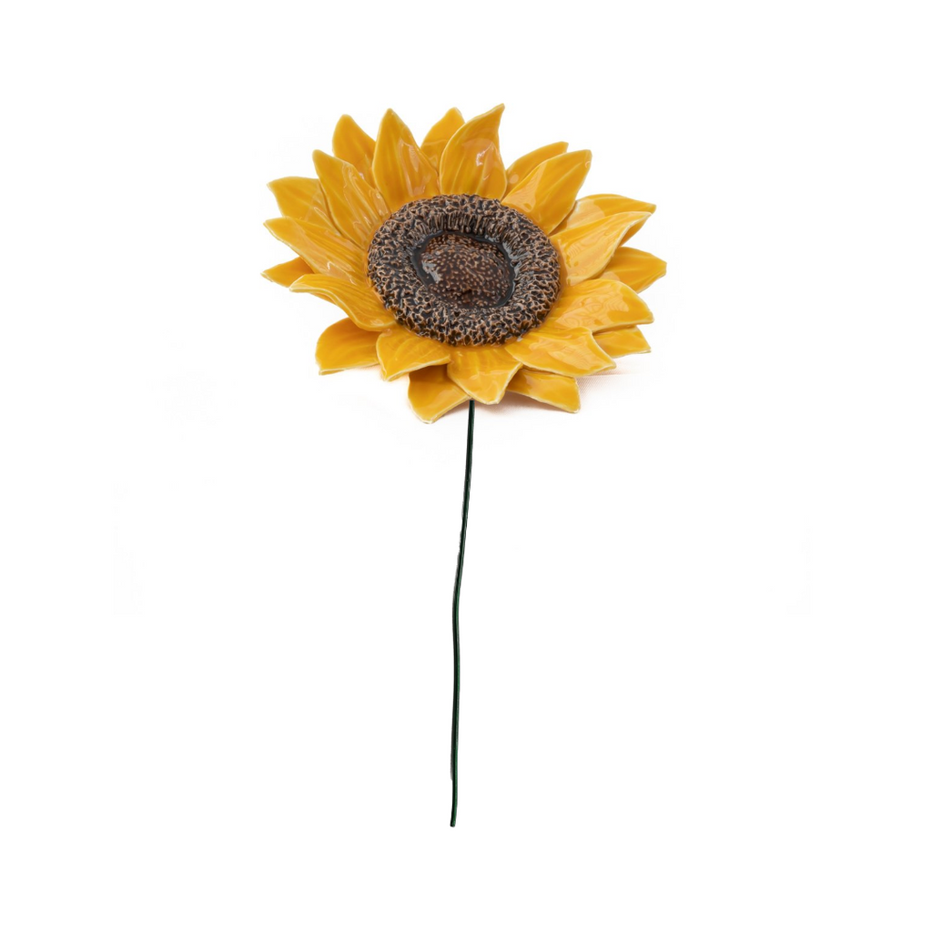 Ceramic Flower Sunflower 11cm (4.3in) -2